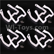 Cheerson CX-22 Parts-08-03 Tripod,Landing gear,Landing skid(8pcs)-White,Cheerson CX-22 RC Drone Quadcopter Spare parts,5.8G real-time image transmission aerial aircraft accessories
